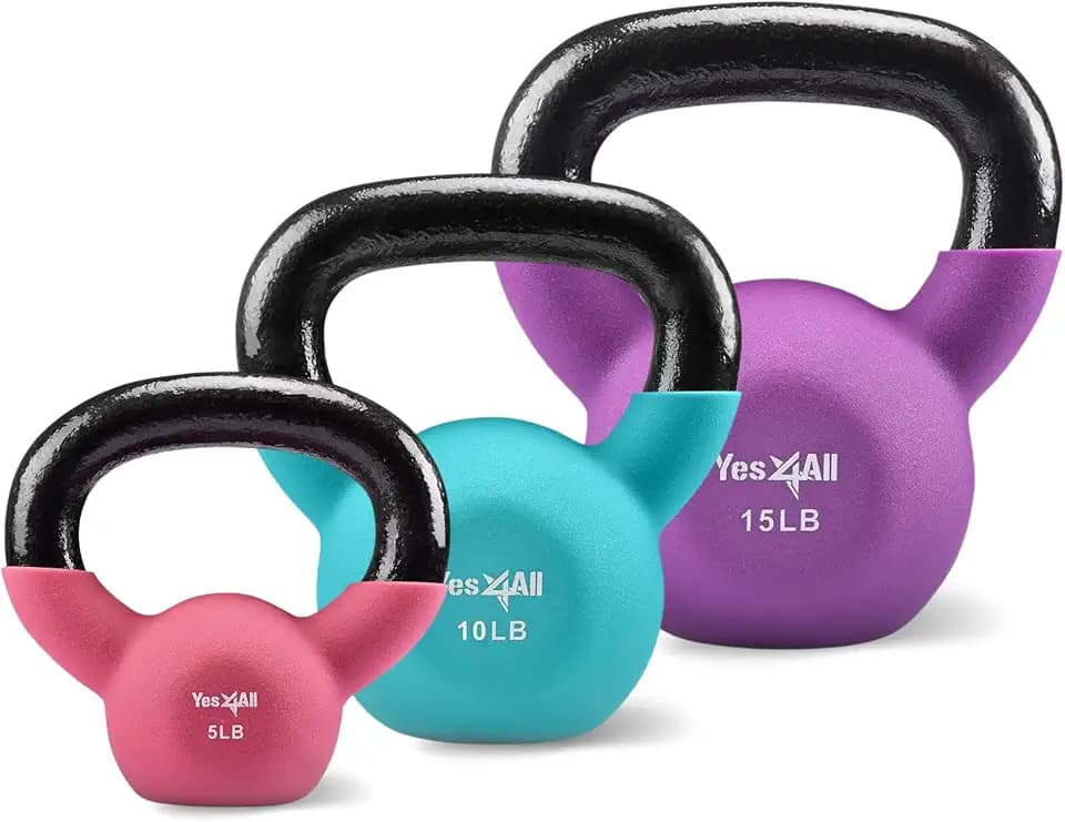 Yes4All Neoprene Kettlebell, Strength Training Kettlebell