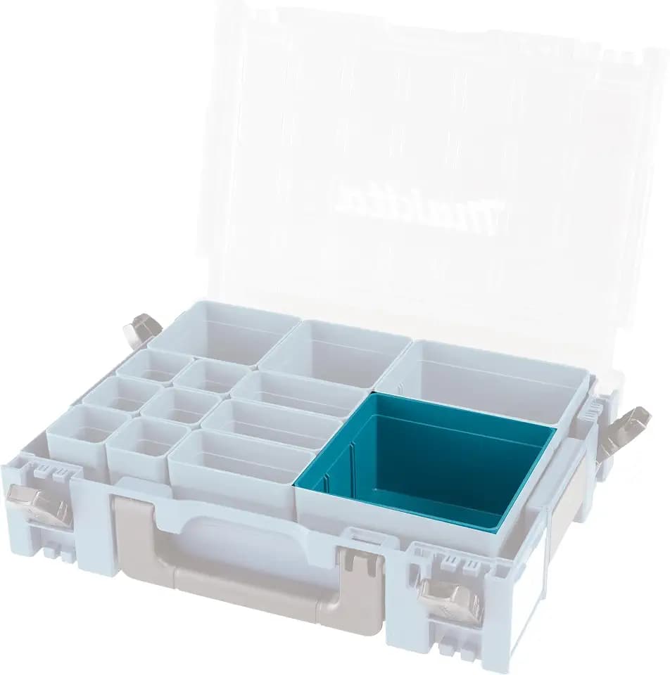 Makita 191X97-5 Boxeinsatz Größe 5, für MAKPAC-Organizer, 150 x 150 x 95 mm (LxHxB)