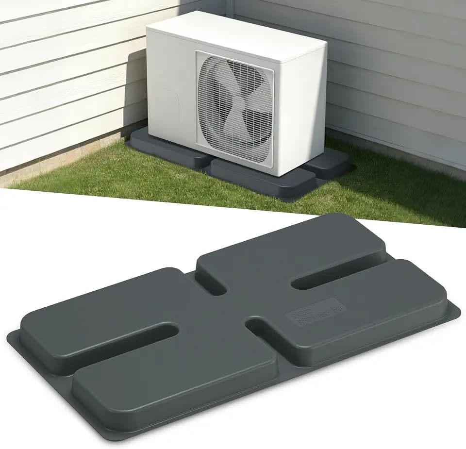 Mini Split Pad for AC Condenser, 34.6" x 18.1" x 2" AC Outside Pad