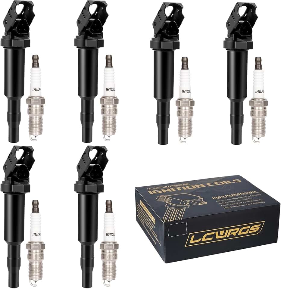 Set of 6 Ignition Coil Packs & Iridium Spark Plugs for BMW 2007-2013