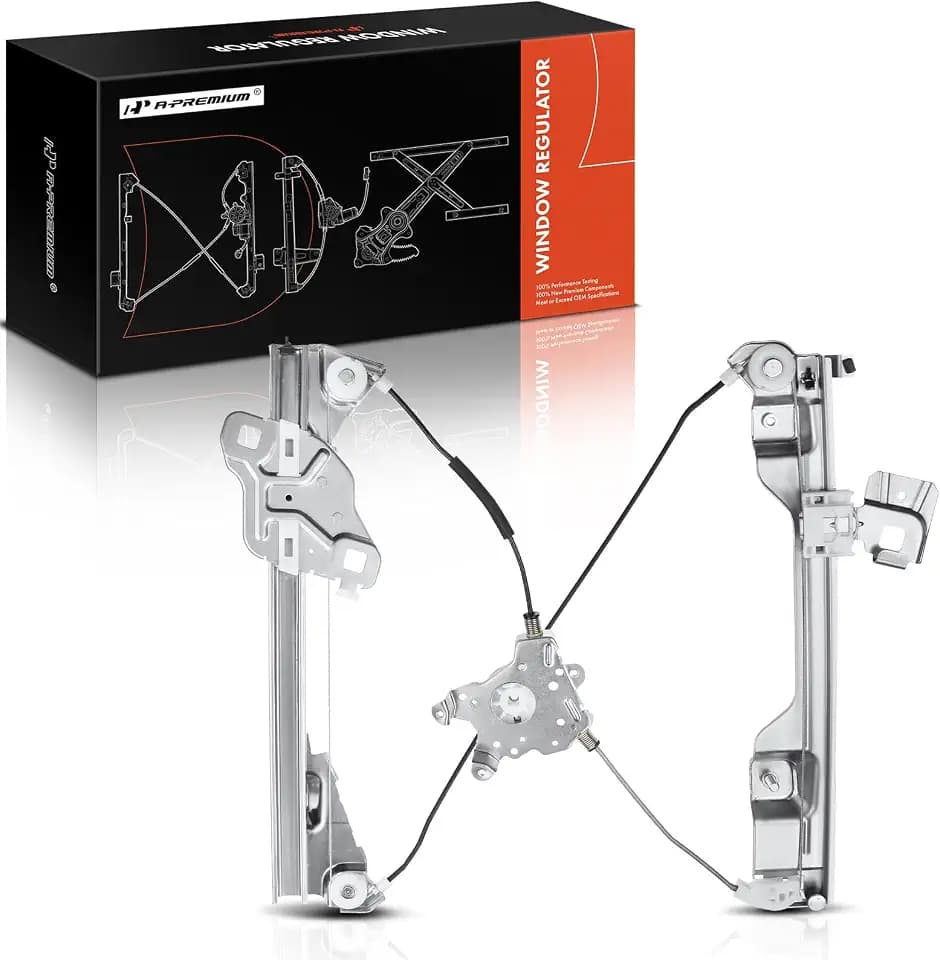 A-Premium Power Window Regulator Front Passenger Side, Without Motor