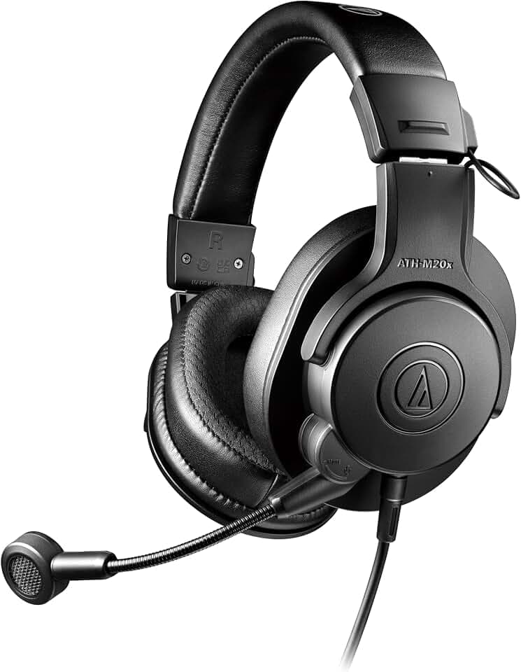 Audio-Technica ATH-M20xSTS Streaming-Headset Schwarz