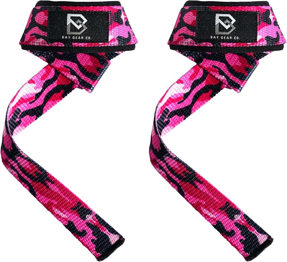 BAY GEAR CO. Wrist Straps for Weightlifting