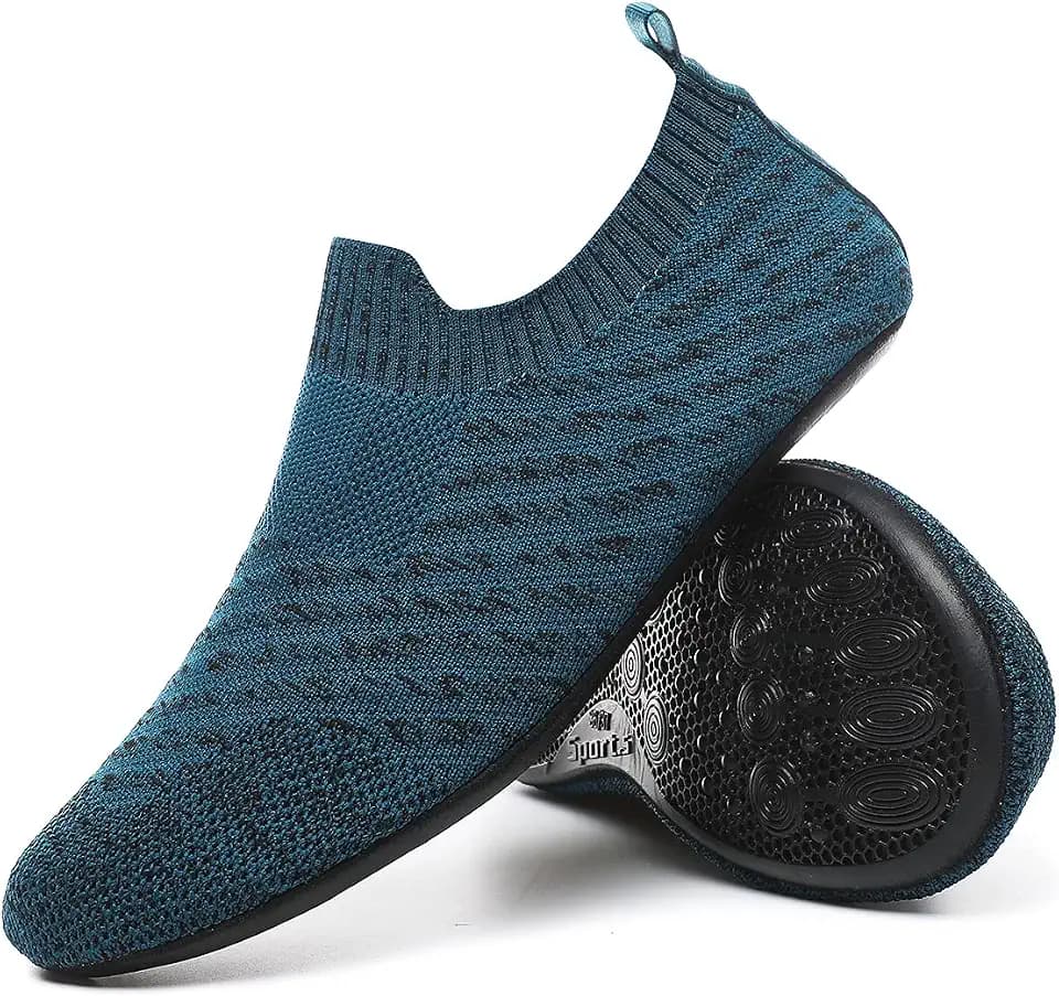 SLEVEL Lightweight Non Slip Travel Indoor Grip House Slipper Socks Unisex Adult Around The House Floor Home Shoes for Women Men