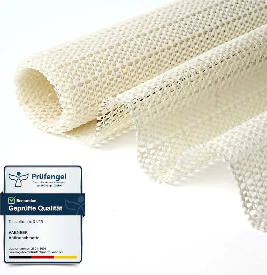 160 × 220 cm Antirutschmatte aus PVC, rutschfeste Unterlage für Teppiche