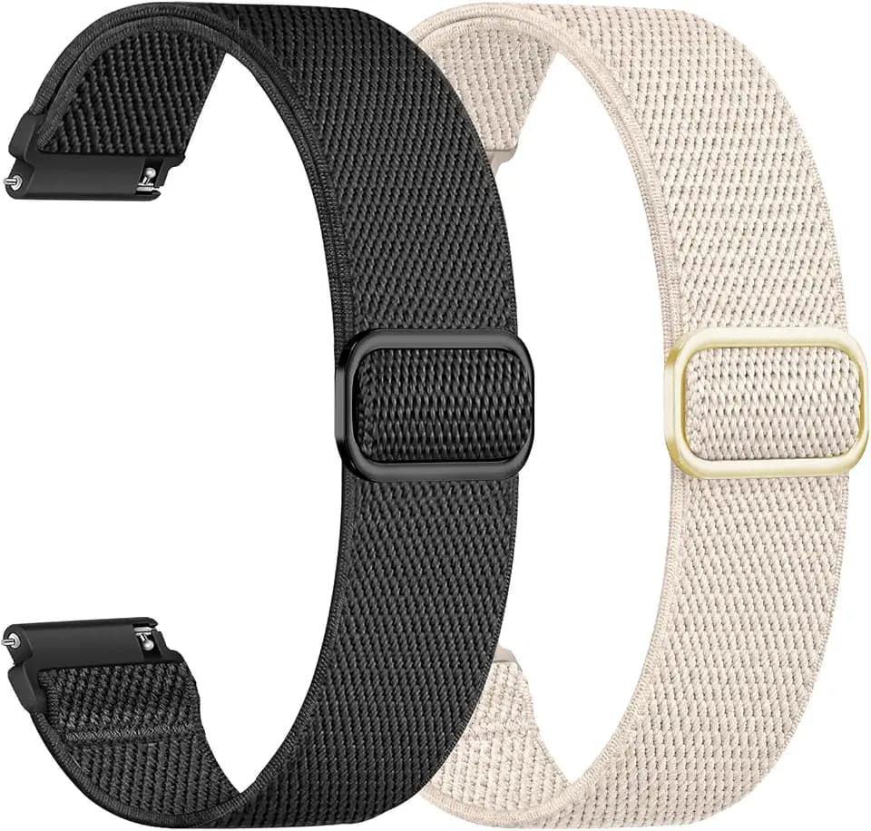 Bolesi 12mm Quick-release Stretchy Nylon Watch Bands for Women