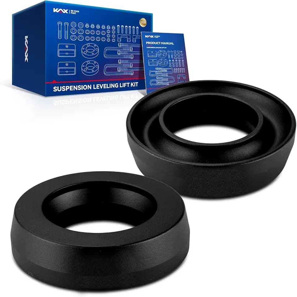 KAX 2" Front Leveling Lift Kits Fit for Dodge Ram 1500 2500 3500 1994-2010 2WD, Ram 1500 2500 3500 2011-2018, 2 inch Leveling Kits Fit for Ram 1500 2500 3500 1994-2018, Suspensions Front Struts Spacer