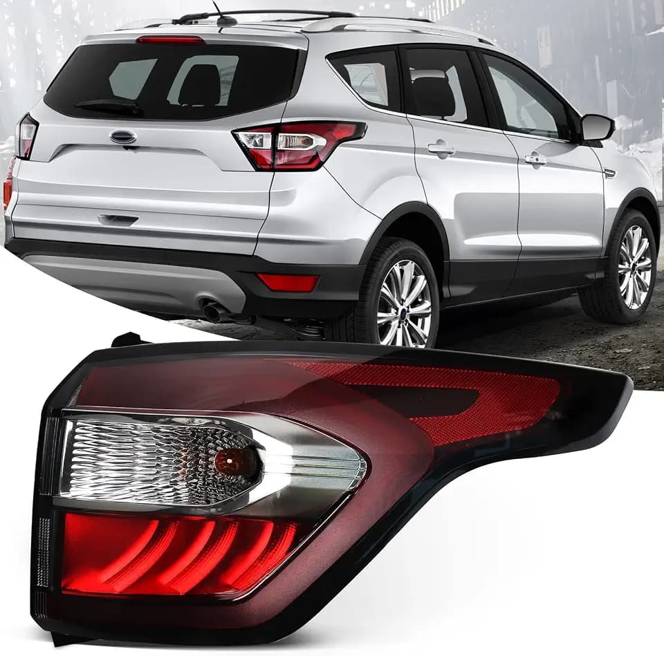 FIONE Tail Light Assembly for Ford Escape Kuga 2017 2018 2019 RH