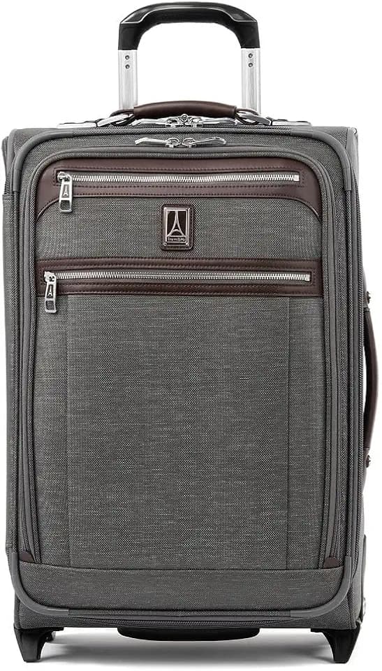 Travelpro Platinum Elite Carry-On Luggage Upright, Grey, 22-Inch