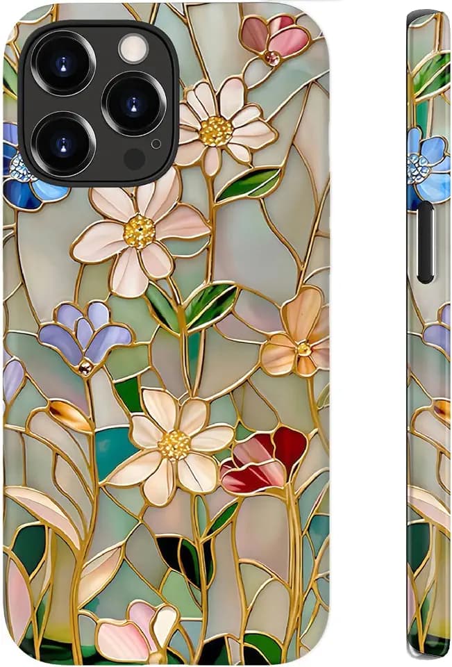 LUHOURI for iPhone 13 Pro Max Case, Wireless Charging Compatible