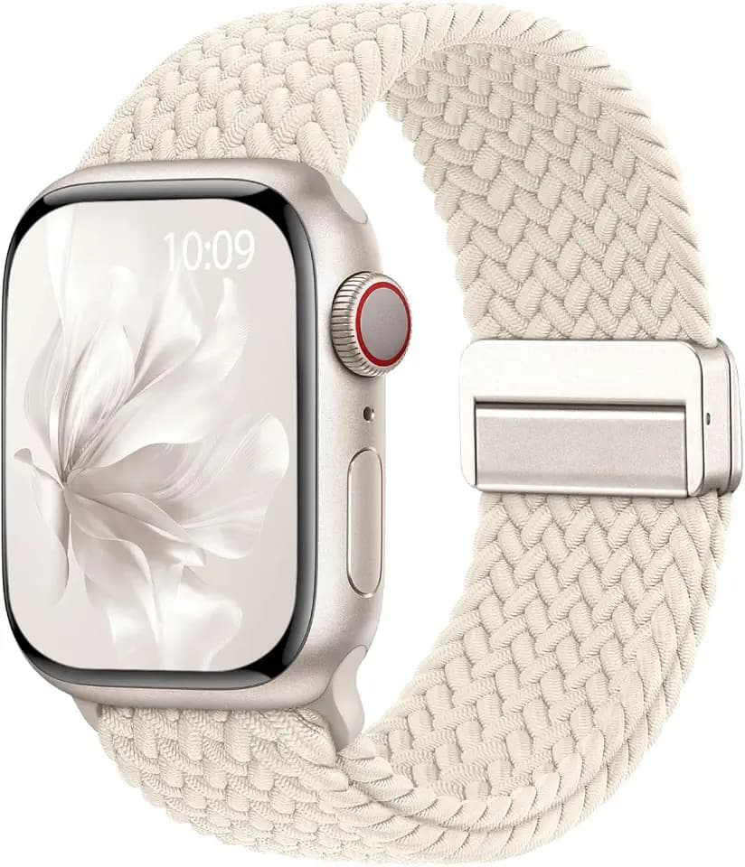 Magnetic Braided Band Compatible for Apple Watch Bands Women Men 38mm-49mm