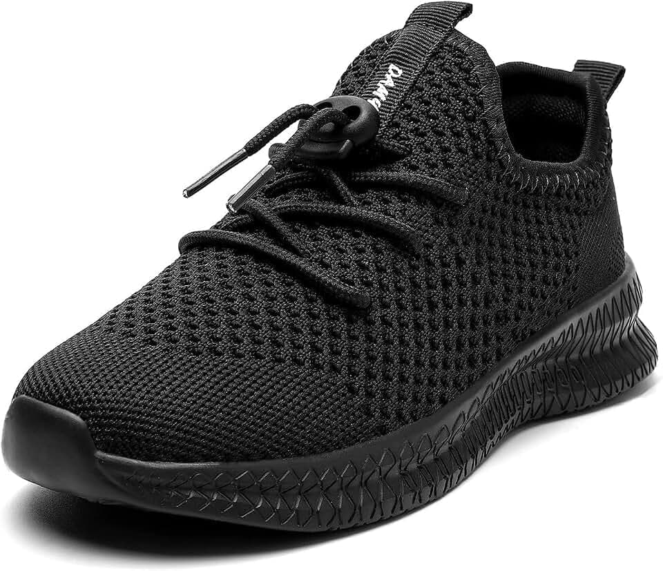 Boys Girls Trainers Kids Breathable Walking Tennis Sneakers Lightweight Non-Slip Running Casual Athletic School Sport Shoes