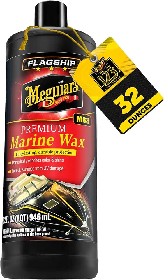 Meguiar's M63 Flagship Premium Marine Wax, 32oz