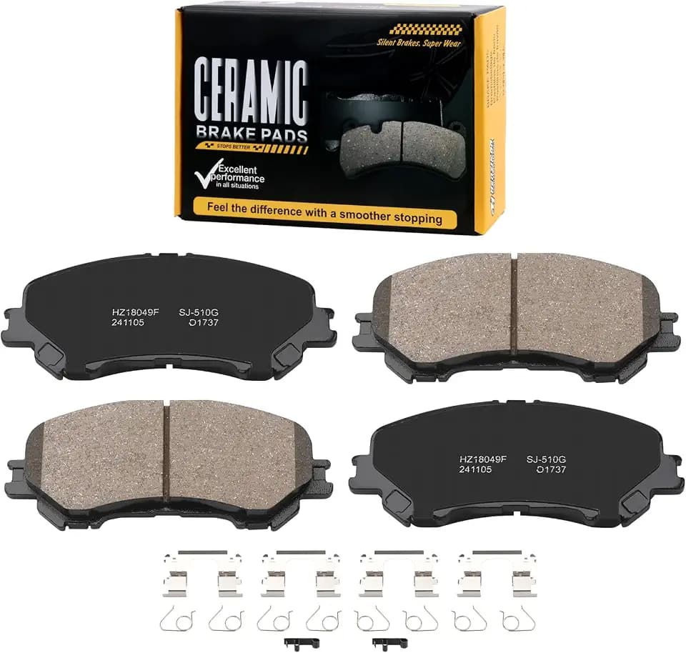 D1737 Front Brake Pads Fit For 2014 2015 2017 2018 2019 2020 Nissan Rogue,2017-2022 Rogue Sport,Rogue 2018-2019 S/SL/SV