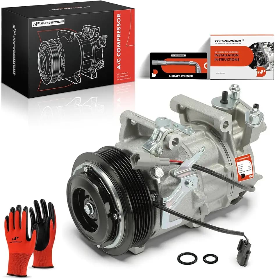 A-Premium Air Conditioner AC Compressor with Clutch