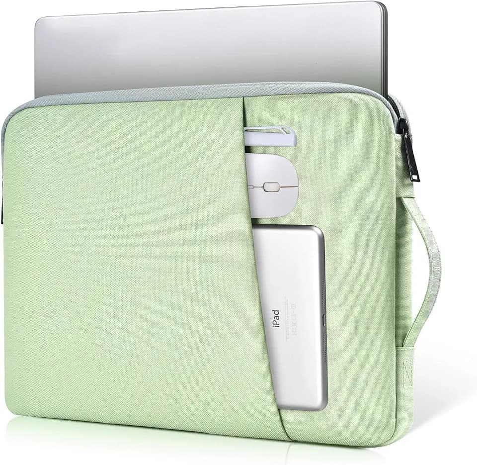 16 inch Laptop Sleeve for Lenovo Yoga 7i 16"/ Lenovo Slim Laptop/ThinkPad E16/ ThinkBook, Dell Inspiron 16 Plus Carrying Case Bag, Green