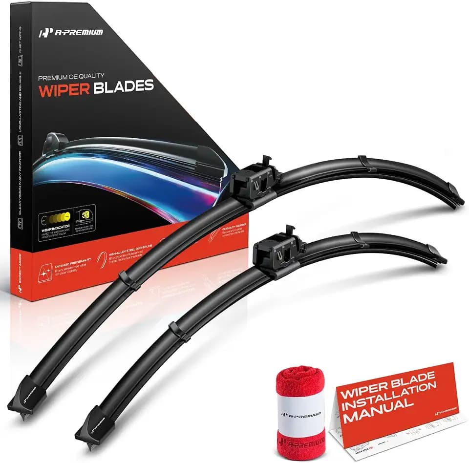 A-Premium 26" + 22" Windshield Wiper Blades Compatible with Mercedes-Benz