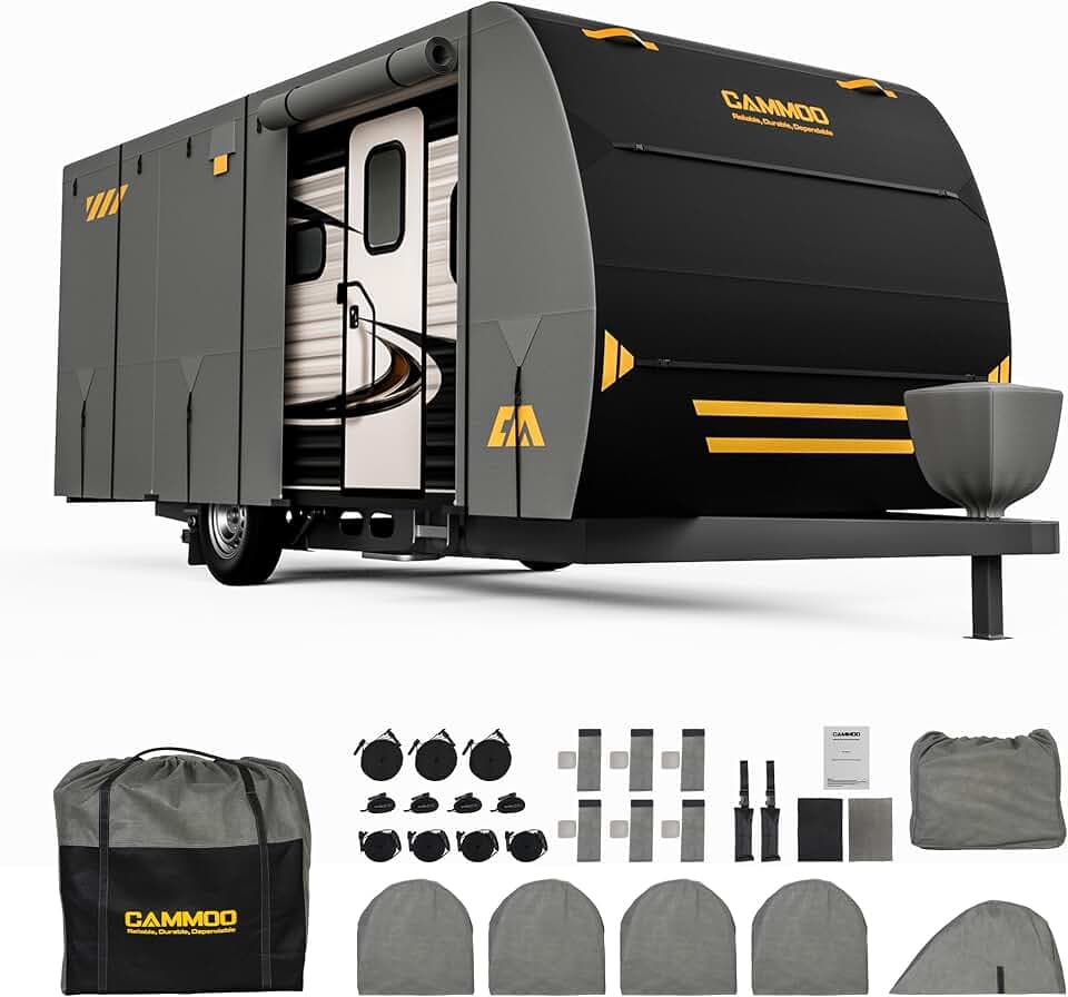 CAMMOO RV Cover for 30-33ft Travel Trailer