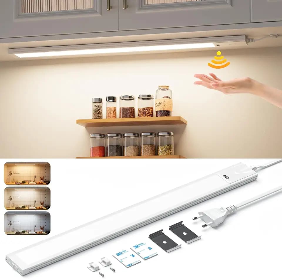 Lureshine Unterbauleuchte Küche LED 41CM Unterschrank Beleuchtung Küche