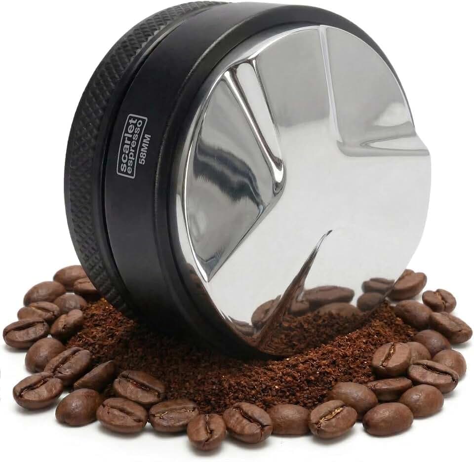 scarlet espresso | Kaffee Distributor »Grande TRE« – Kaffeverteiler für gleichmäßige Verteilung im Siebträger 5–13mm einstellbar – Leveler für präzise Espresso-Zubereitung – 53 mm