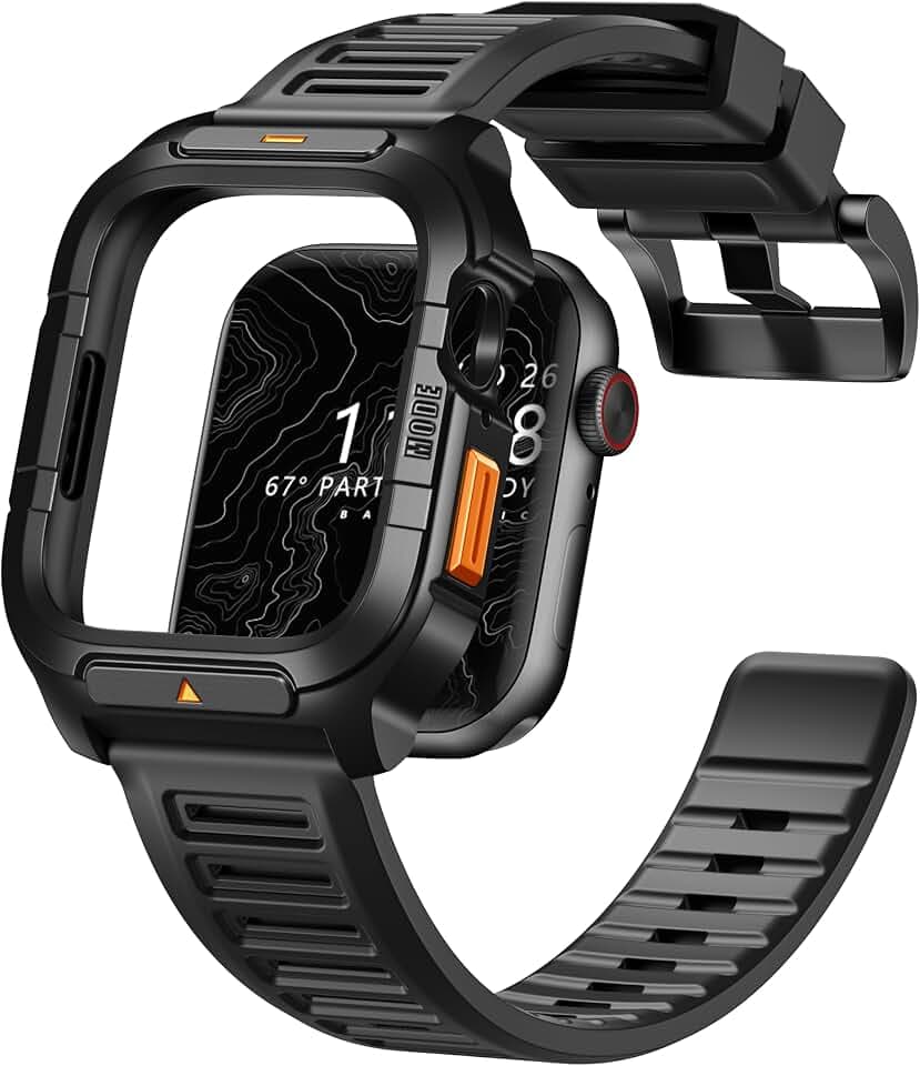 Bandletic Armband Mit Schutzhülle Für Apple Watch 44mm