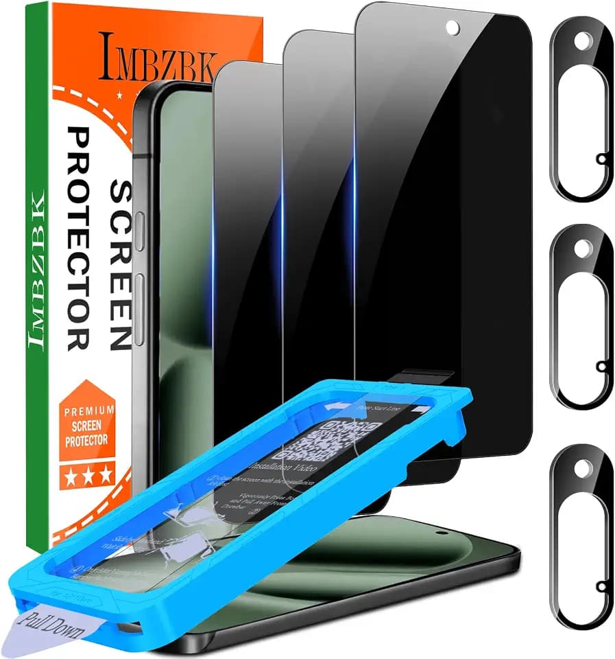 IMBZBK Privacy Screen Protector for Google Pixel 10, 3+3 Pack