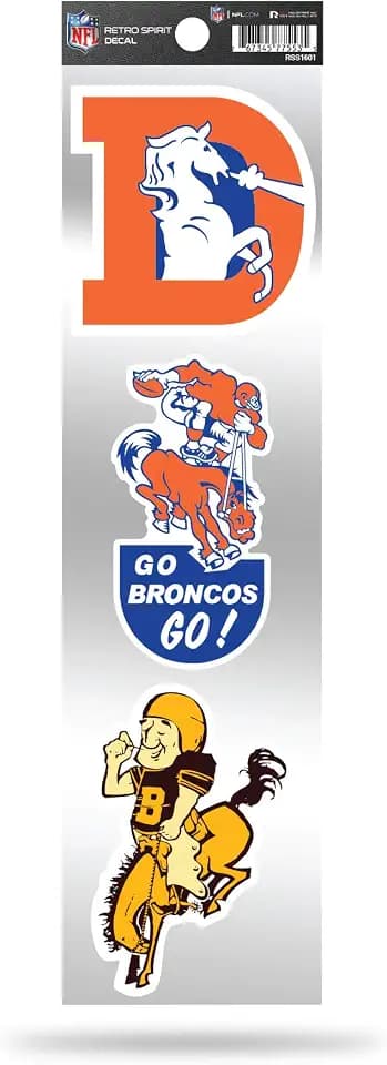 Rico Industries NFL Football Retro Decal Set