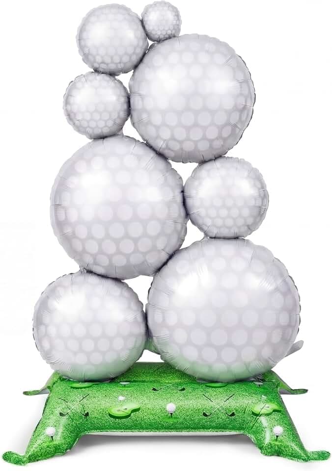 1 Pcs Large Golf Foil Balloons 3.5 ft Golf Birthday Party Decoration