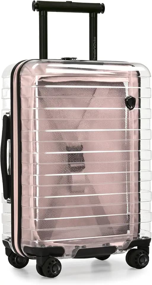 Traveler's Choice Millennial II Transparent Carry-On 22" Hardside Spinner Luggage