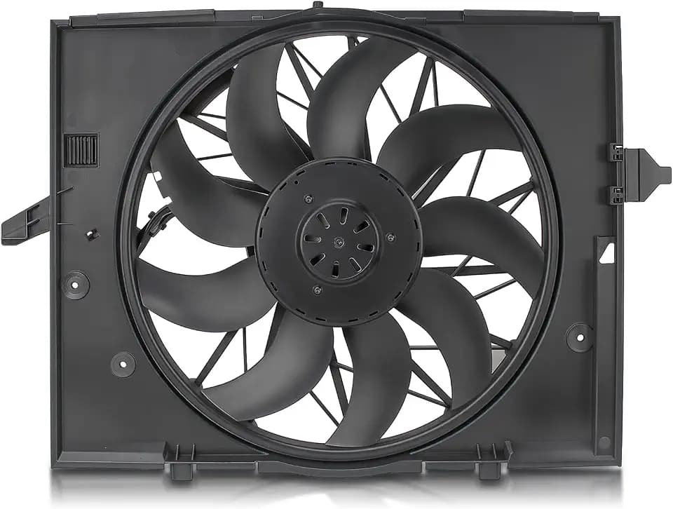 AUTOKAY Engine Cooling Fan Assembly for BMW E60 525 530 545 645 E65 750