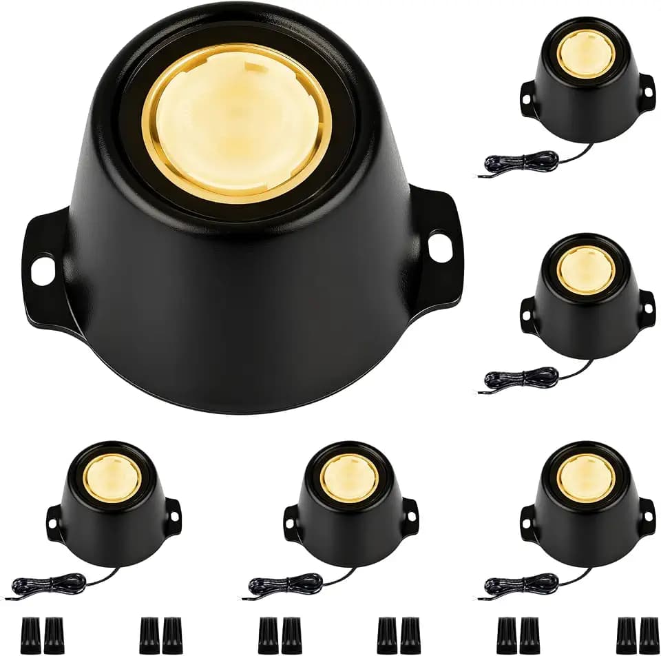 Wired Pond Lights LED Underwater with Stainless Steel Housing