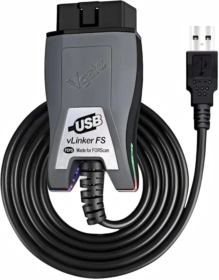 Vgate vLinker FS OBD2 USB Adapter for FORScan HS/MS-CAN, Auto Switch