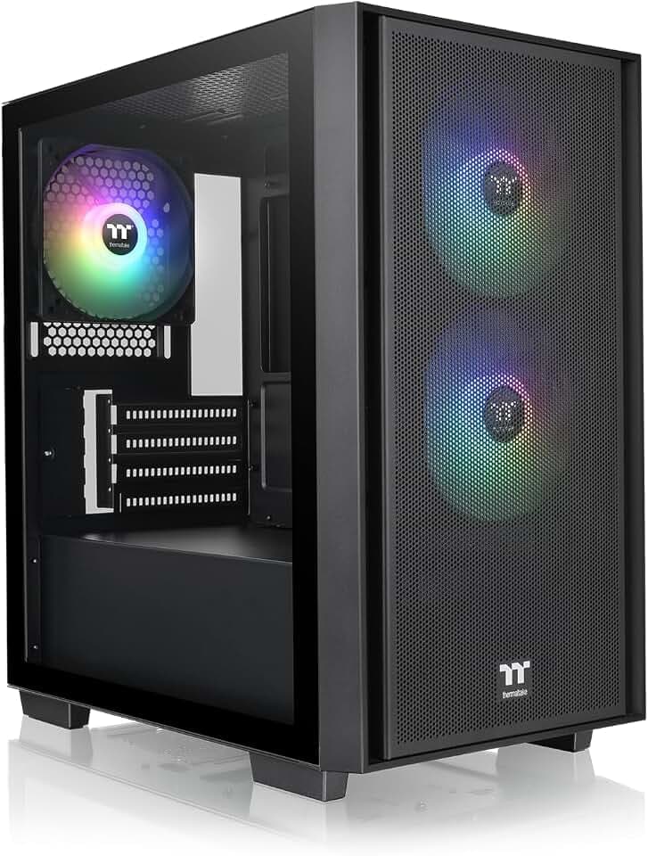 Thermaltake Versa H16 TG ARGB | Micro Tower |Black