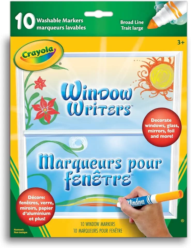 Crayola : 10 Washable Markers Window (Bilingual)