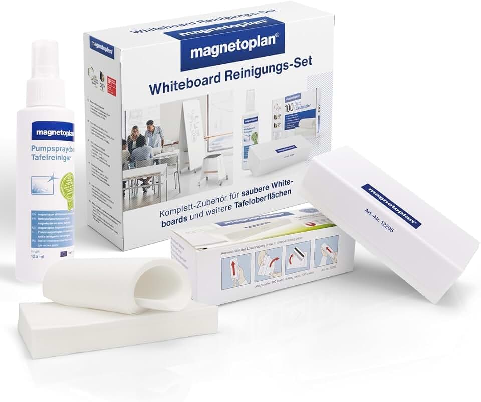 magnetoplan 12299M Reinigungsset für weiße Tafeln Reinigungsset