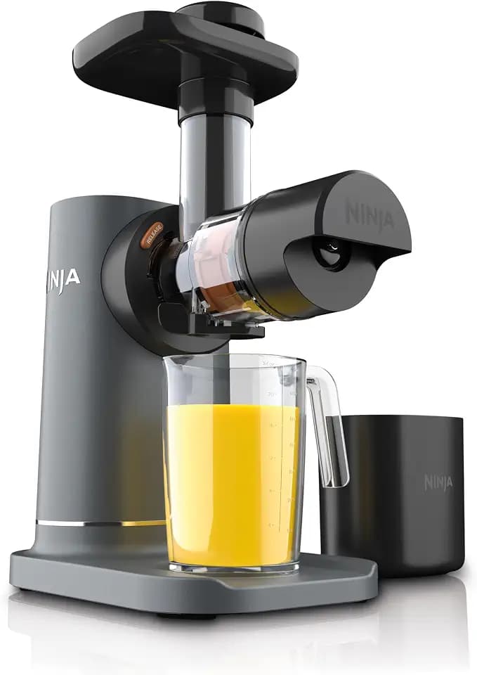 Ninja NeverClog Cold Press Juicer, 24oz Jug, 36oz Pulp, Charcoal, JC151