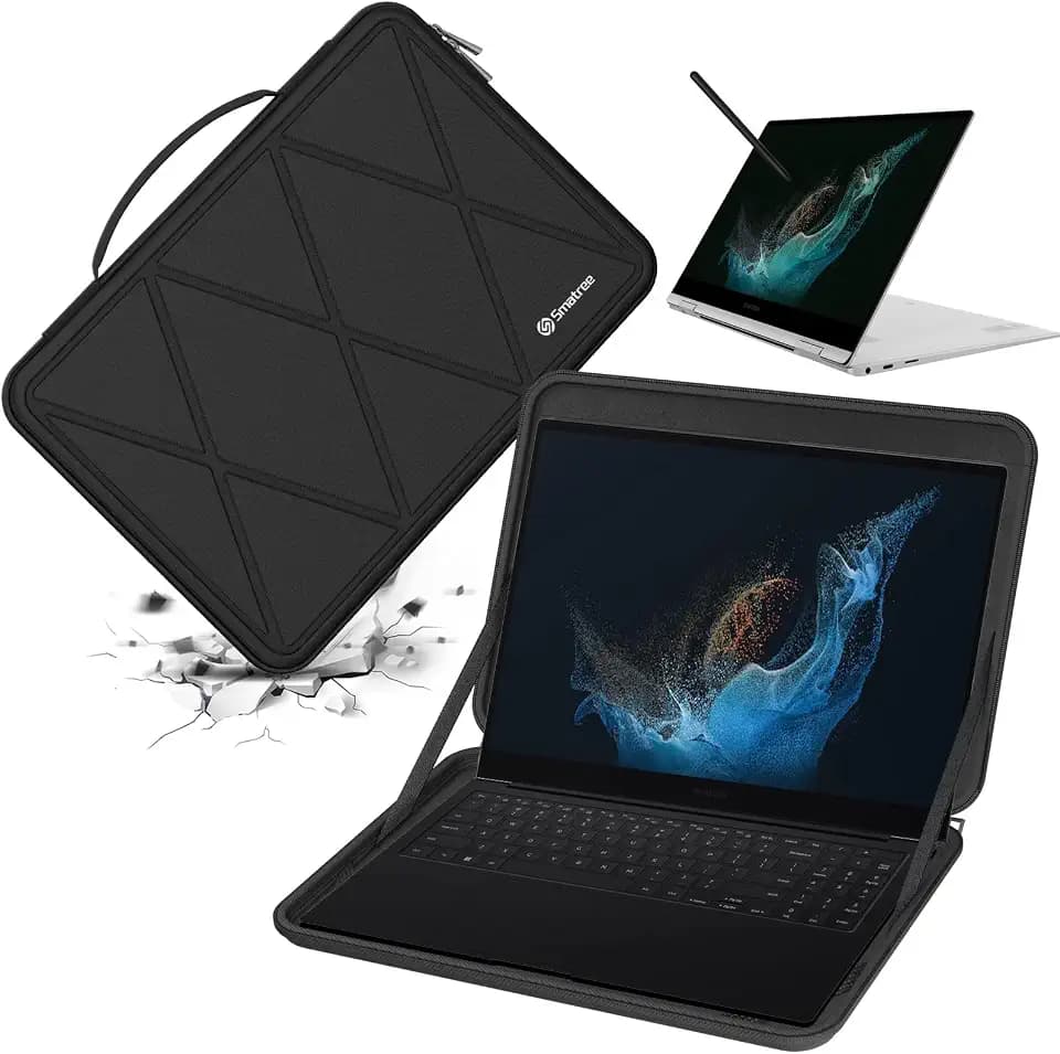 Smatree Hard EVA Protective Sleeve Case Compatible for 12.2 inch Samsung Chromebook Plus, 12.2 inch Samsung Chromebook Plus Notebook Sleeve Bag(Not for 15 inch) (X8019)