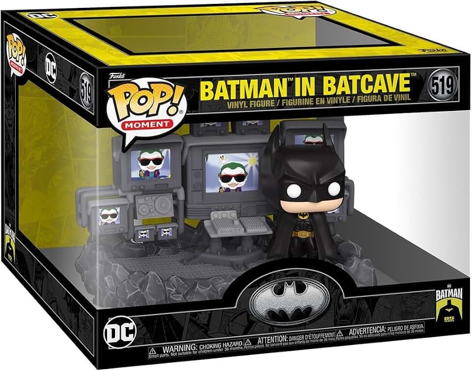 Funko Pop! Moments: BM 85th - Batman in Batcave - Batman 1989 - Vinyl-Sammelfigur - Geschenkidee - Offizielle Handelswaren - Spielzeug Für Kinder und Erwachsene - Movies Fans