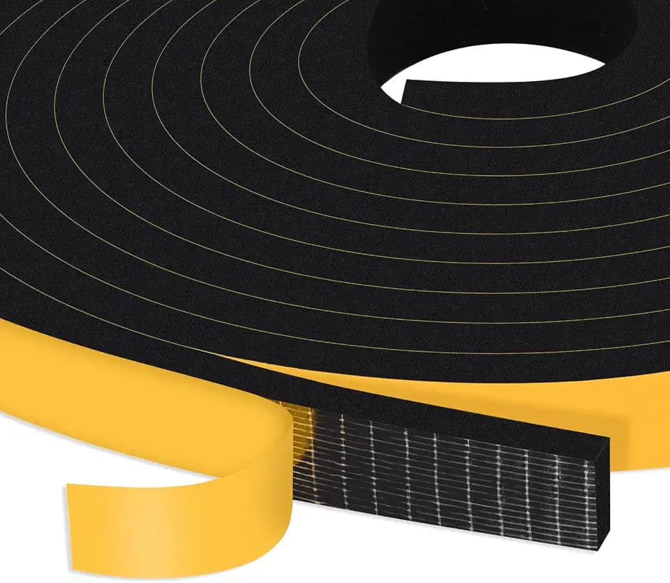 Weather Stripping Door Seal Strip, Foam Tape, Strong Adhesive