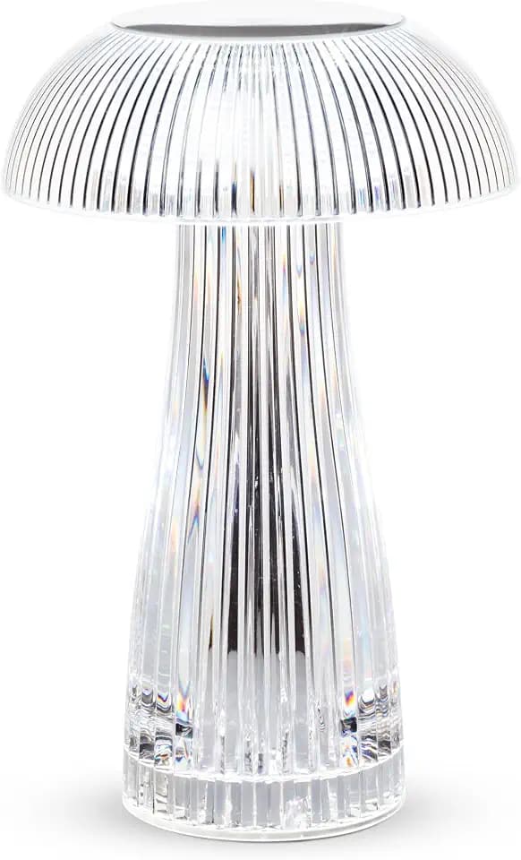 Abbott Collection Rib Mushroom LED Table Light