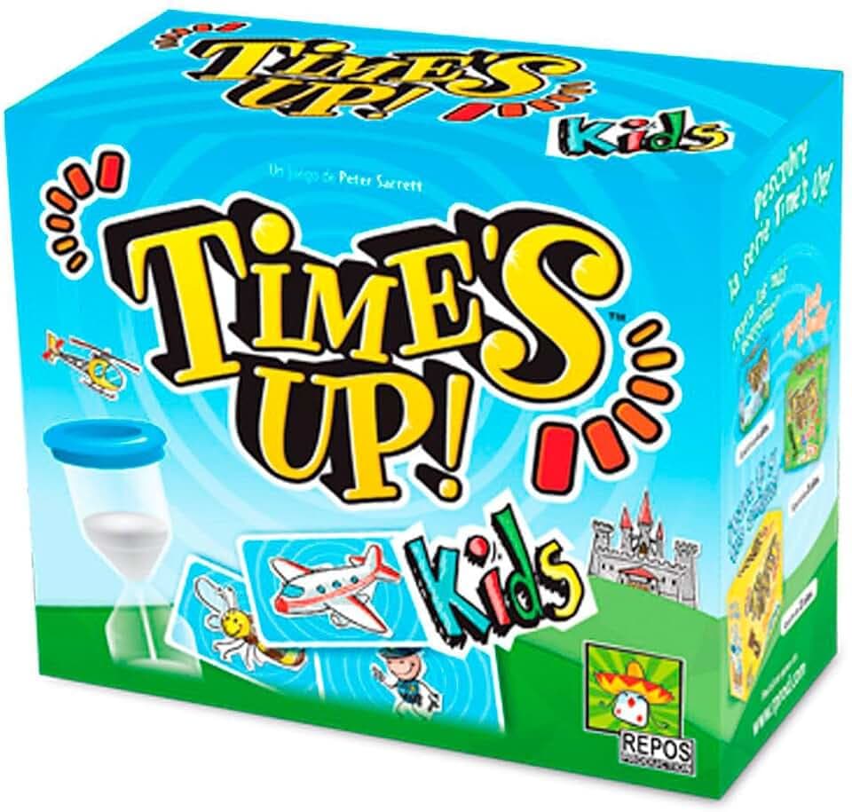 Repos Production Time's Up! Kids 1, Kinderspiel mit Mimik und Tabuwörtern, ab 4 Jahren, 4 bis 12 Spieler, 40 Minuten pro Spiel, Spanisch