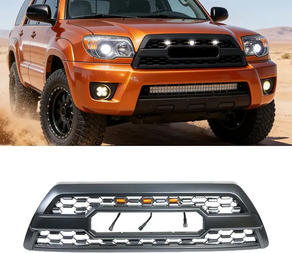 Front Grill for 2006-2009 4Runner Matte Black