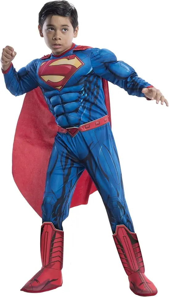 DC Comics Superheroes: Superman Deluxe Costume for Kids by Rubies, Boy's Small