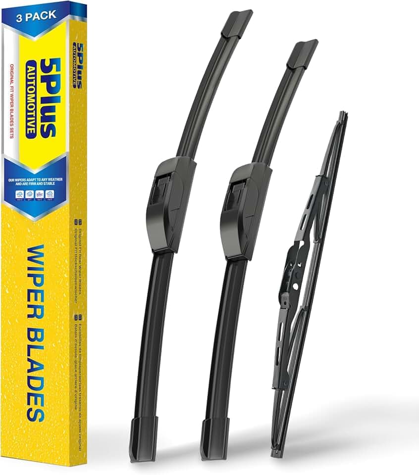 5 PLUS Wipers Fits 2010-2017 Chevy Equinox Windshield Wipers, OEM Quality