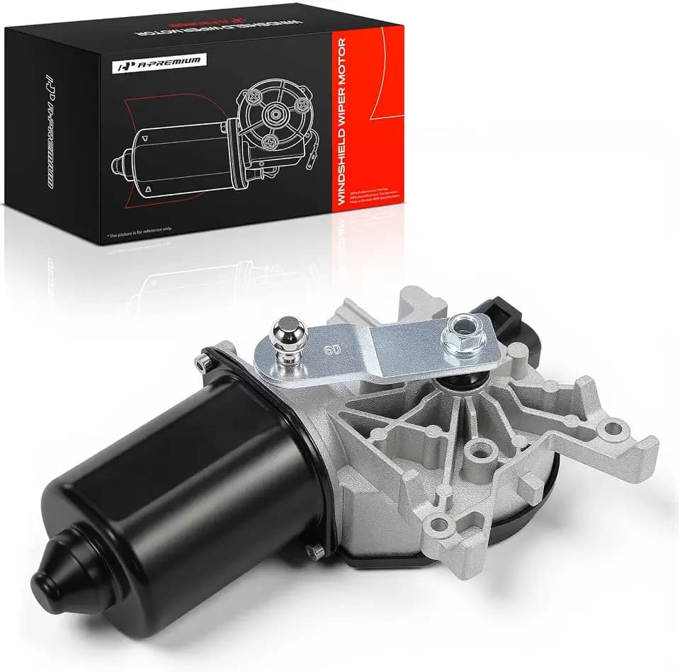 A-Premium Front Windshield Wiper Motor with 6-pin