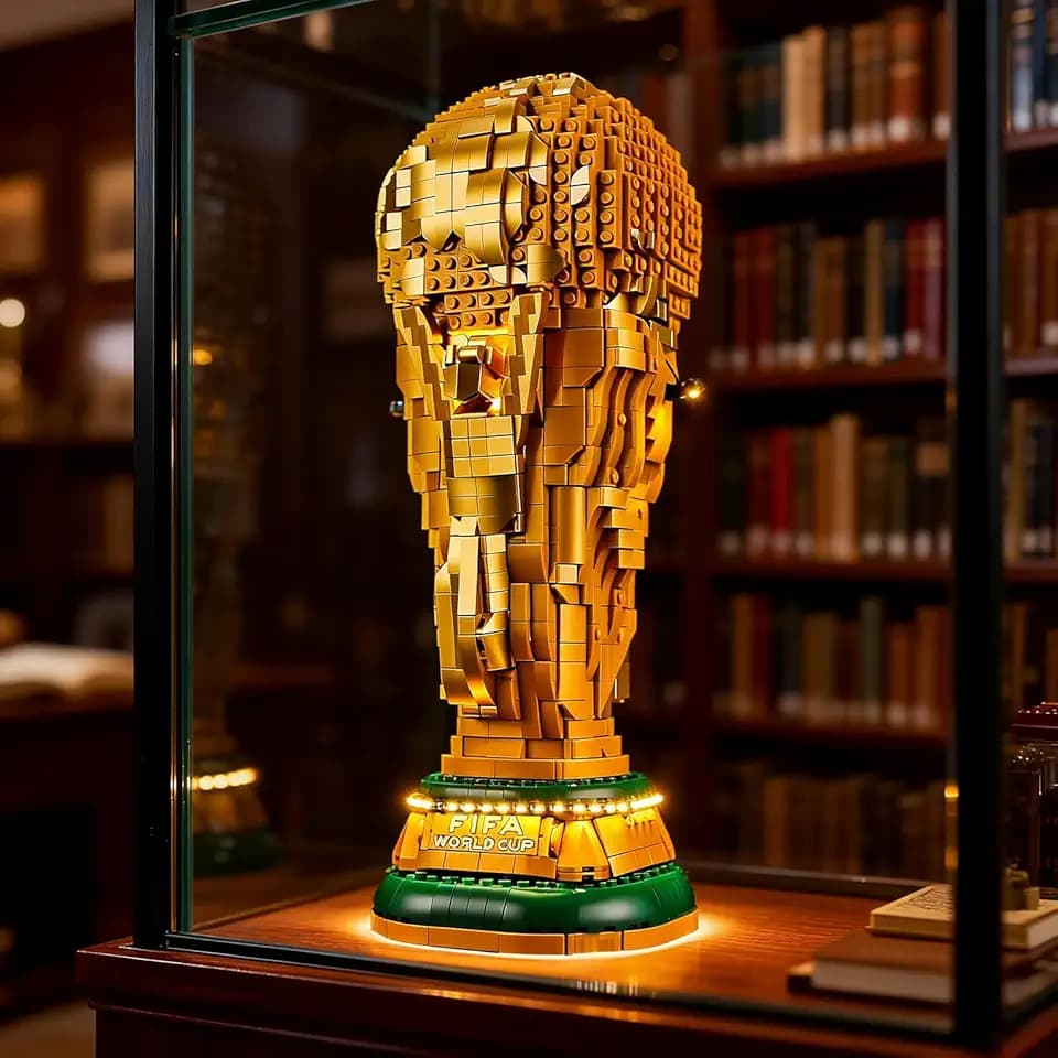 YEABRICKS LED Licht für Lego-43020 Editions Sets Offizieller Pokal der FIFA Fußball-Weltmeisterschaft Bausteine Modell (Bausteine Set Nicht enthalten)