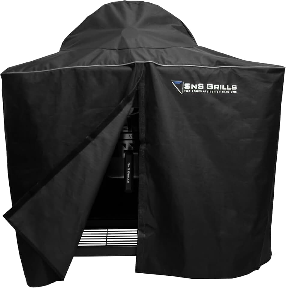 SnS Grills MasterKettle Grill Cover - Waterproof and UV-Resistant Protection for 22" Slow ‘N Sear MasterKettle Grill