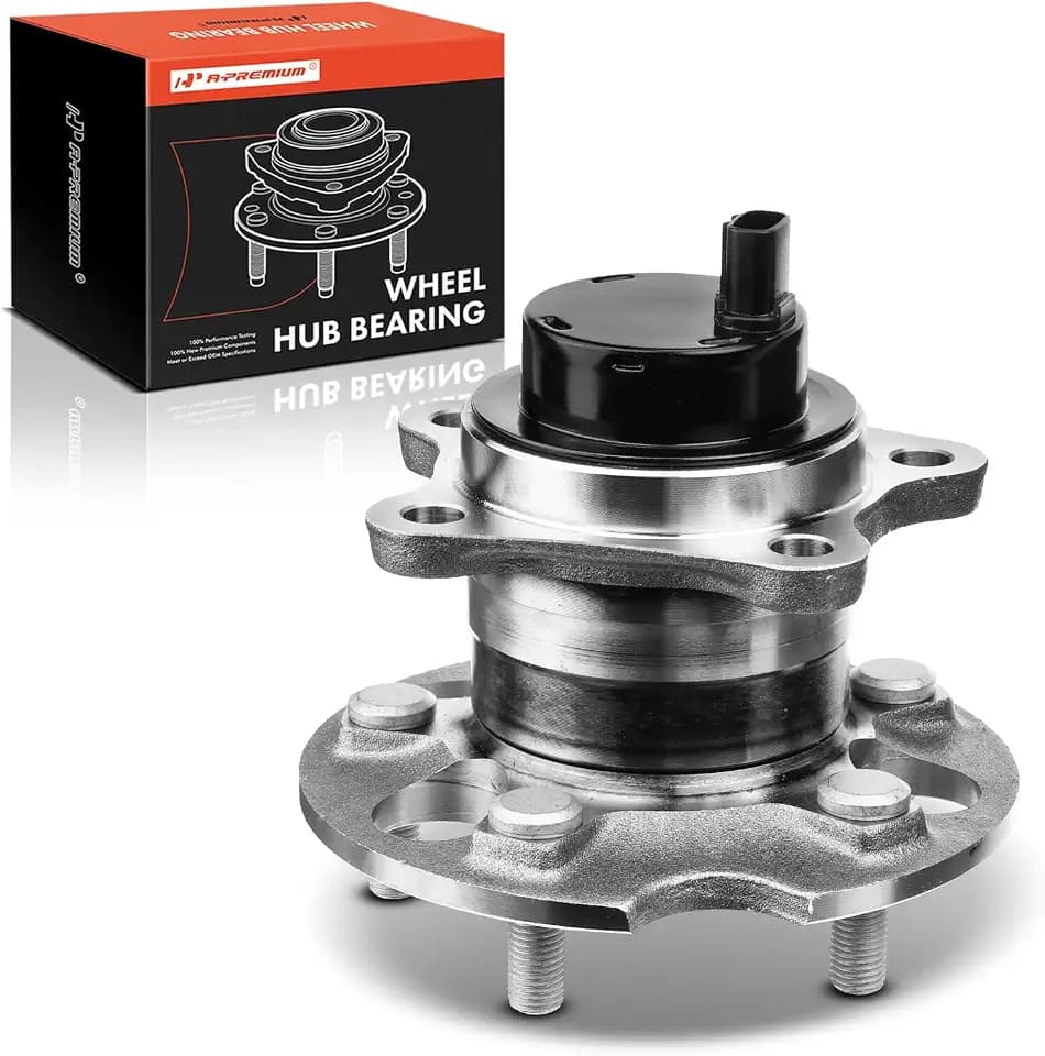 A-Premium Rear Left Wheel Bearing and Hub Assembly with ABS & 5-Lug