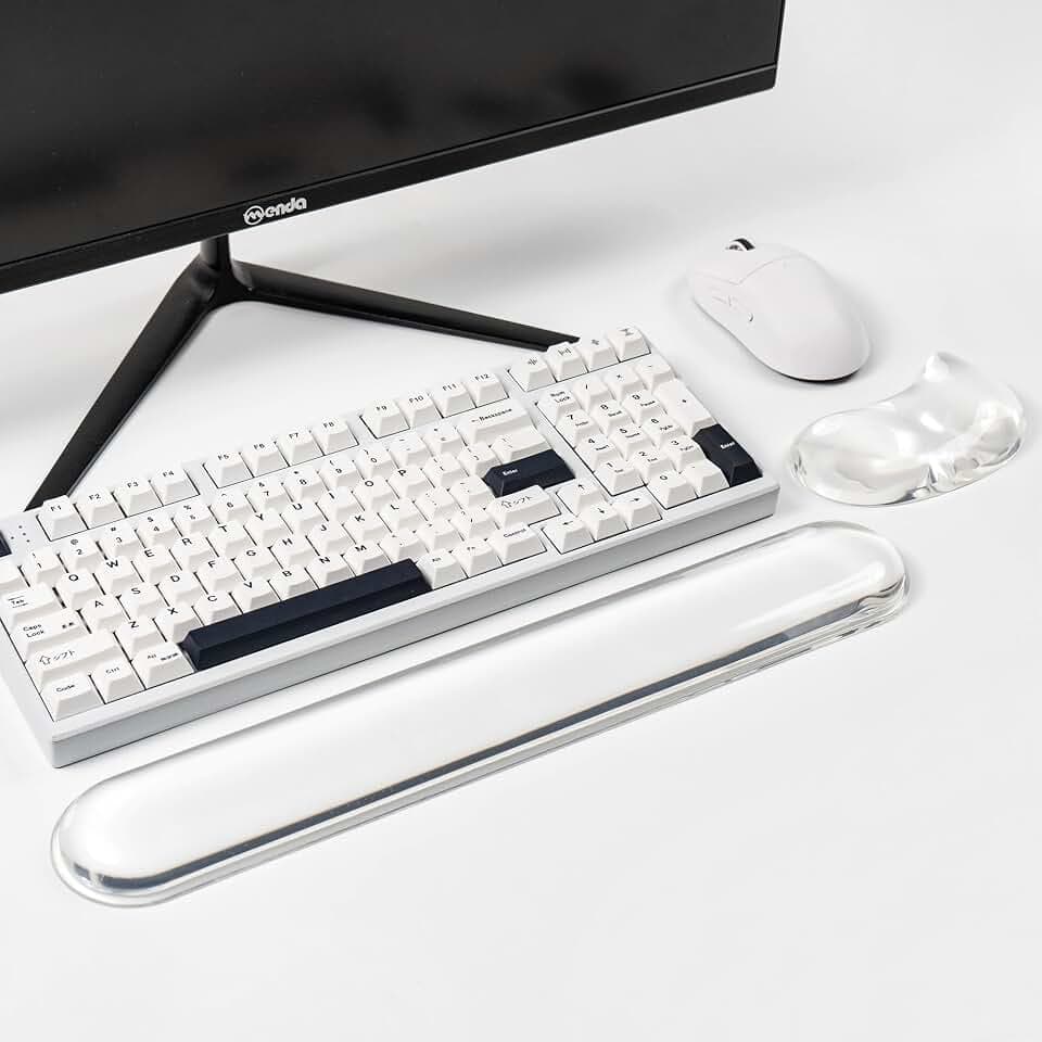 Gel Keyboard and Mouse Wrist Rest Set,Wrist Support for Computer Keyboard