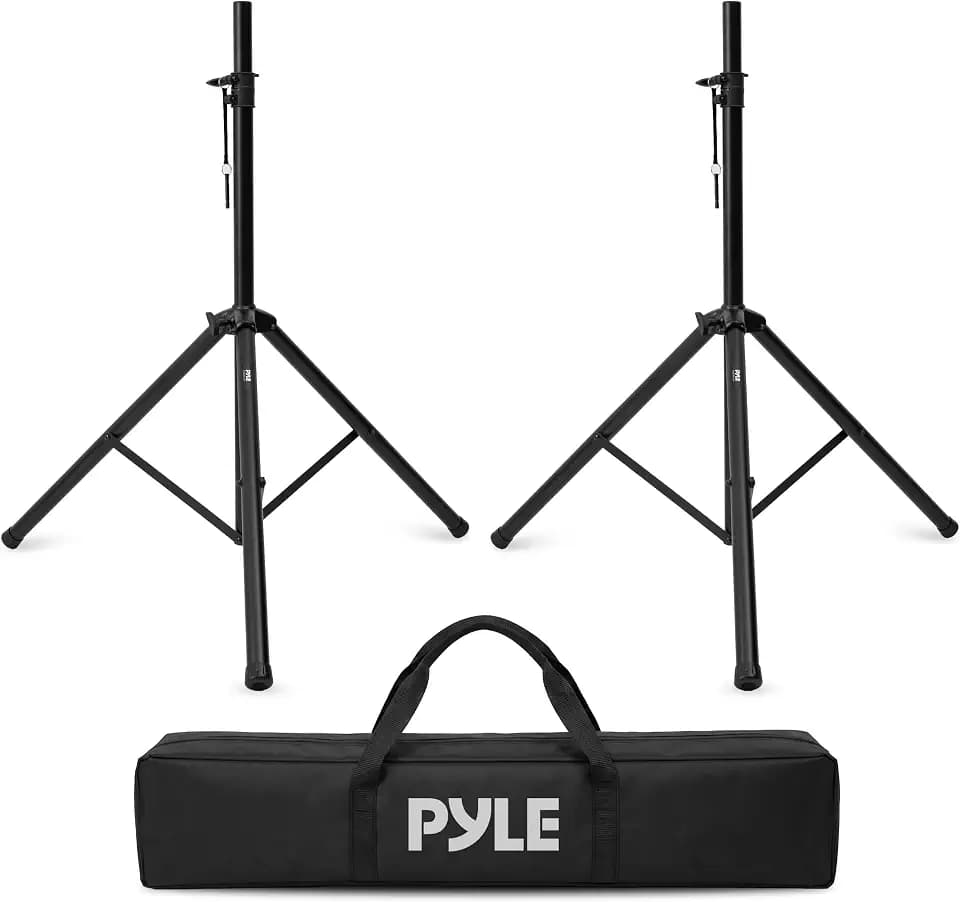 Speaker Stands Pair | Adjustable Speaker Stand Tripod 2-Pack